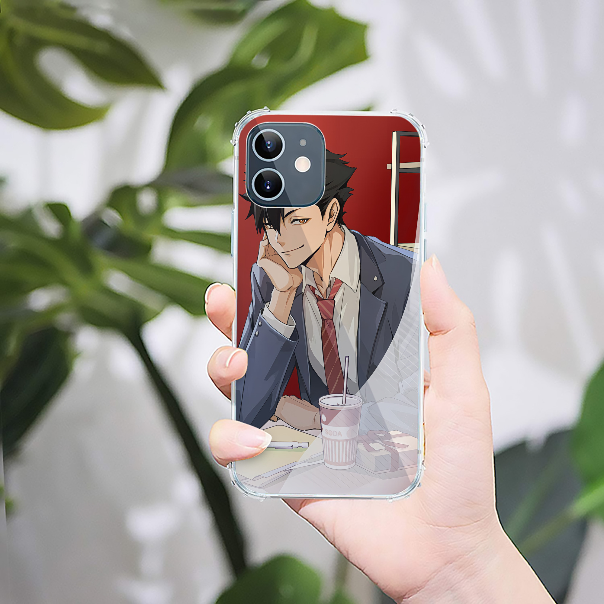 （画像用） ハイキュー!! Haikyu!! 【iPhone 12シリーズ対応】透明スマホケース（クリアソフトケース）